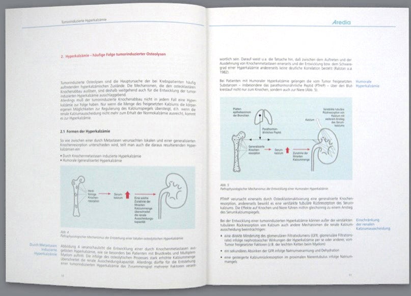 Monographie 'Bisphosphonate' – Wissenschaftliche Grafik (Pharma / Cancer Care)